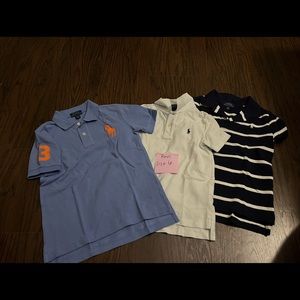 Boys Ralph Lauren polos, size 6. Selling ALL together!